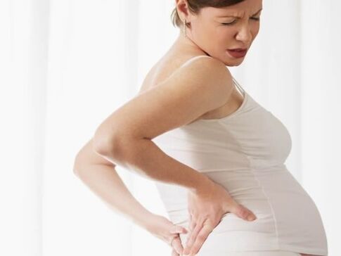 dhimbje shpine gjatë shtatzënisë