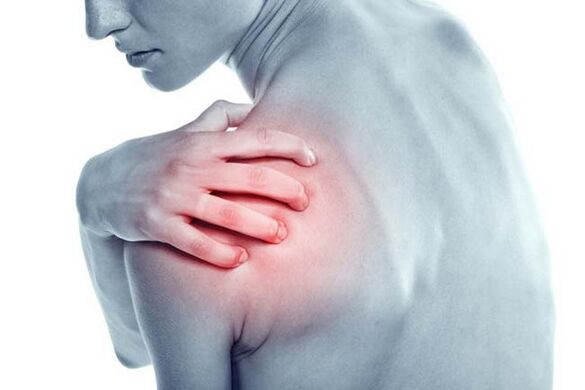 Dhimbja e dhembjes në shpatull është një simptomë e artrozës së nyjës së shpatullës