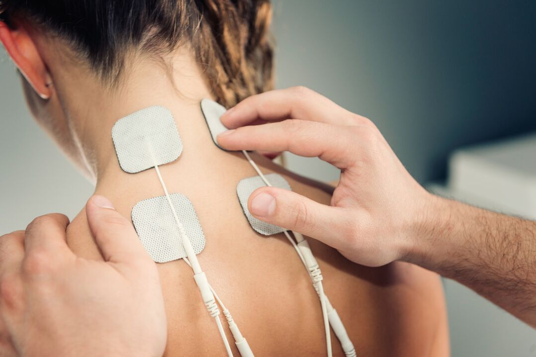 Elektroforeza për trajtimin e osteokondrozës së qafës